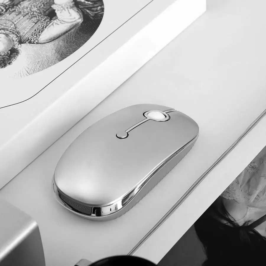 USB 2,4 GHz Bluetooth 4,0 type-C беспроводная мышь трехрежимная Bluetooth Беспроводная заряжающая мышь для ноутбука