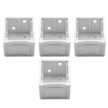1 Inch Blind Brackets White Profile Box Mounting Bracket Window Blinds Headrail Bracket