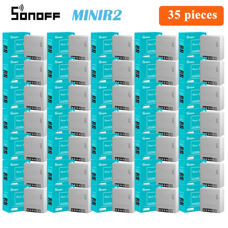 SONOFF MINIR2 Wifi DIY Switch Mini R2 2 Way Modules eWeLink APP Wireless Remote Control Work with Alexa Google Home Automation 