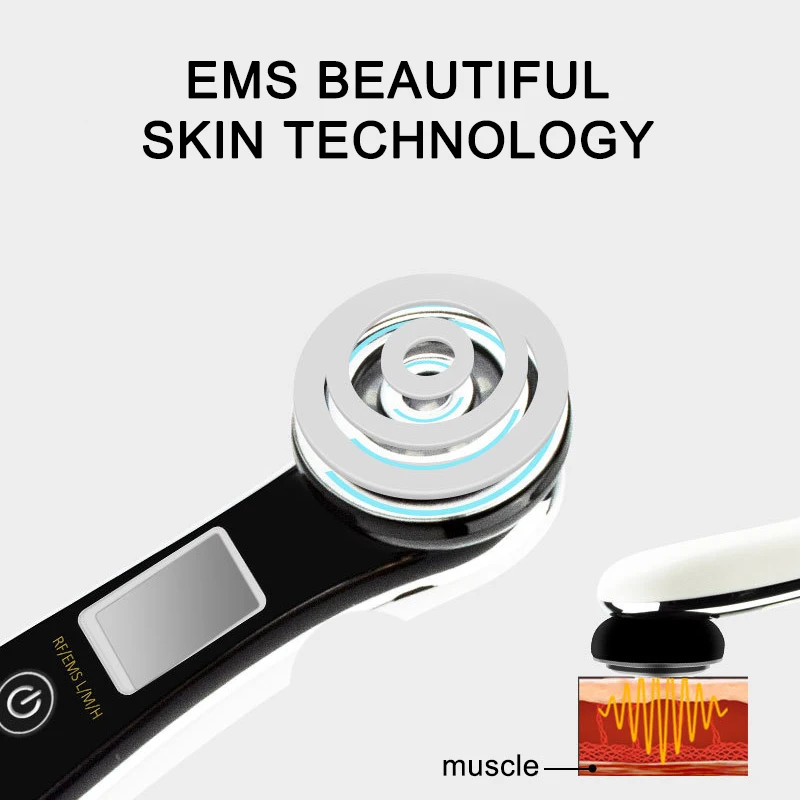  Radiofrequency EMS LED 3 color Light Beauty Device lifting skin Rejuvenation vibration massage for  - 4000462469732