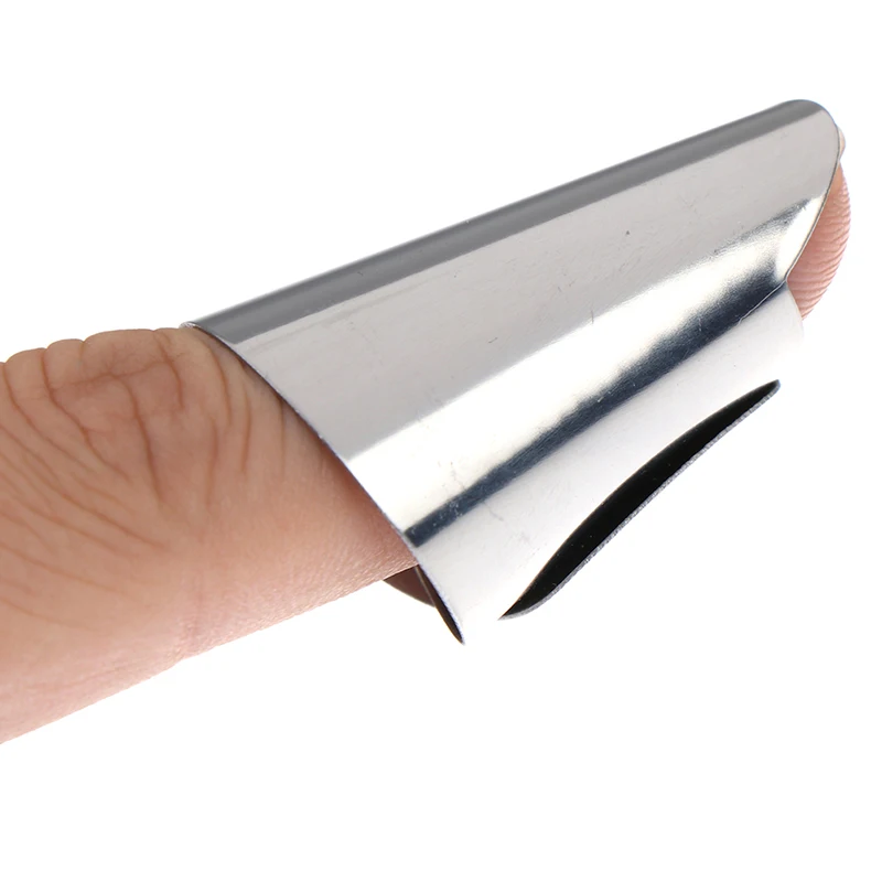 Stainless Steel Kitchen Cutting Protection Tools 2pcs Finger Protectors Peanut Sheller Vegetable Nuts Peeling Finger Guard