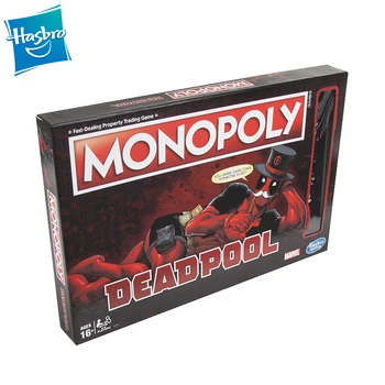 

Hasbro Gaming MONOPOLY Marvel Deadpool Edition Adult Family Gaming Educational Toy Game Board Game Play Educational Toys