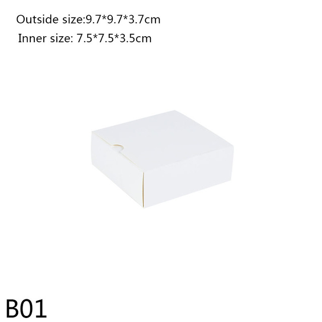 Black White Kraft Paper Box Candy Chocolate Storage Jewelry Boxes Wedding Birthday Party Gift Package Suppiles Home Decor