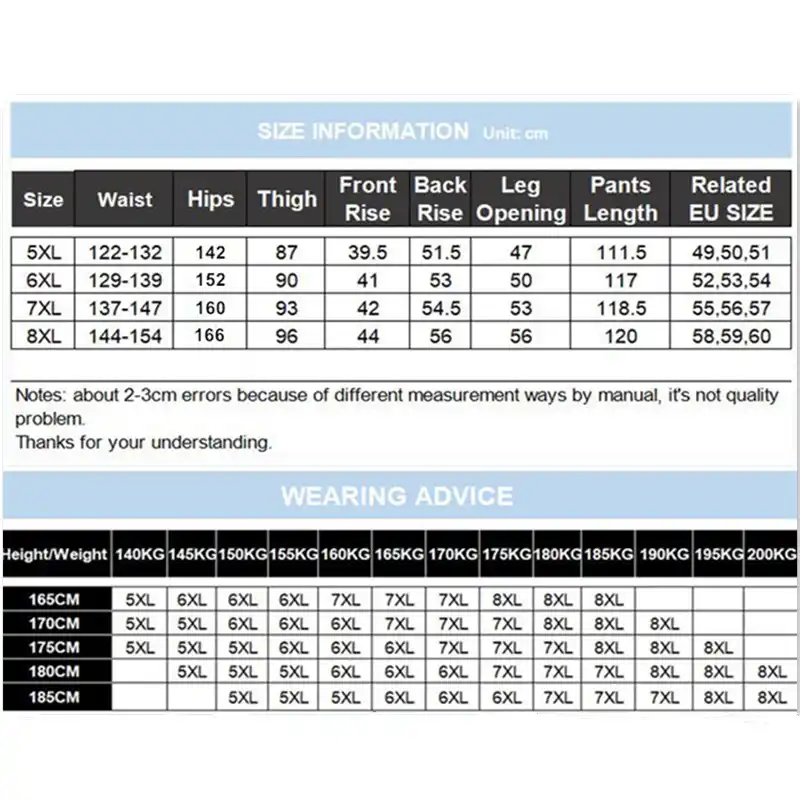 5xl size pants