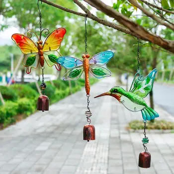 

Handmade Bird Wind Chimes for Wall Doors Windows Wind Chimes Hanging Ornaments Retro Home Decorative Crafts