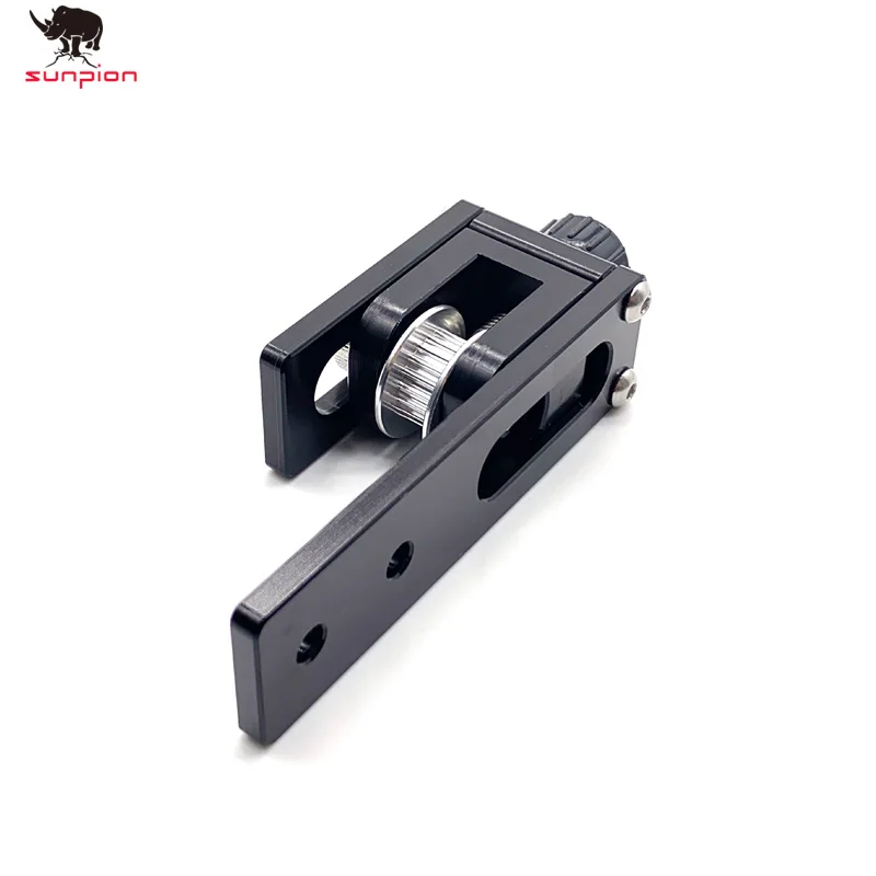 black Для Creality CR-10 CR-10S Ender-3 обновления профиль X-ось синхронного ремня стрейч выпрямить натяжитель 3D-принтеры Запчасти - Цвет: black