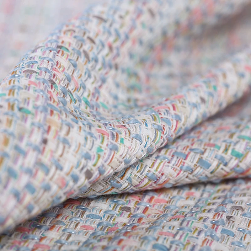 Осень kpop струит свежий исландский твид ткань для пальто юбка костюм tissu Африканский Базен riche getzner telas tissus stoffen tela