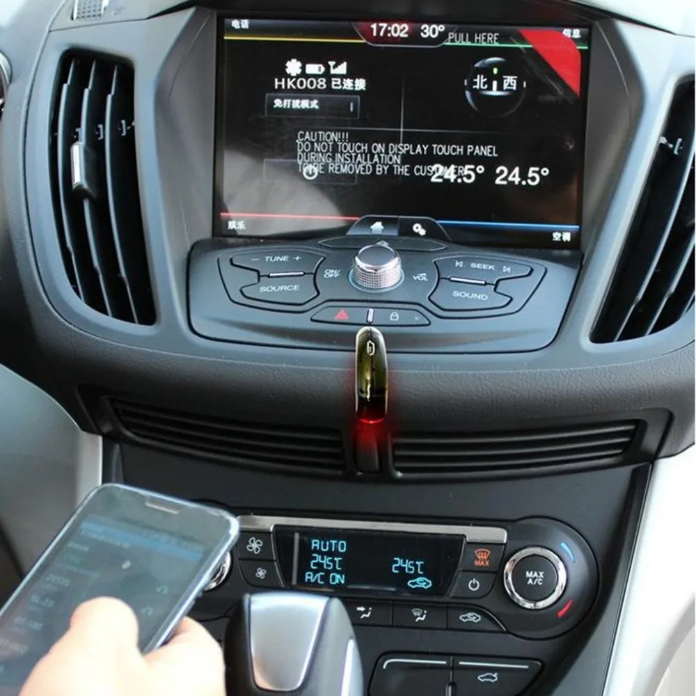 HK008 маленький размер беспроводной Bluetooth V3.0 приемник автомобильный 3,5 мм аудио стерео гарнитура Bluetooth музыкальный приемник адаптер