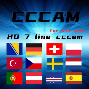 

Europe most stable cccam for spain portugal germany Poland Cape Verde 7lines support cccams satellite tv receiver set top