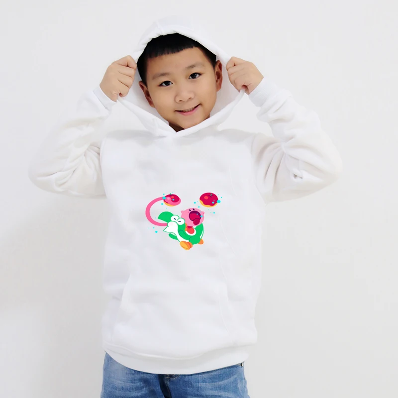 Hoodies 9 Новые милые толстовки с капюшоном для маленьких детей с героями мультфильмов; детские толстовки для мальчиков и девочек; Теплые Топы с длинными рукавами; сезон осень-зима; детская одежда - Цвет: Hoodies 9