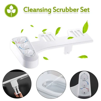 

Toilet Seat Bidet Bathroom Bidet Faucet Non-Electric Simple Clean Toilet Seat Cover Bidet Sprayer Mechanical Washing Shower Seat