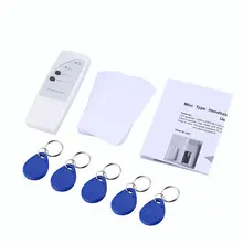 13 шт./компл. ручной RFID ID карта копировальный аппарат/ридер белый Card Reader Писатель с 6 перезаписываемый брелок для ключей теги/6 ID карты комплект