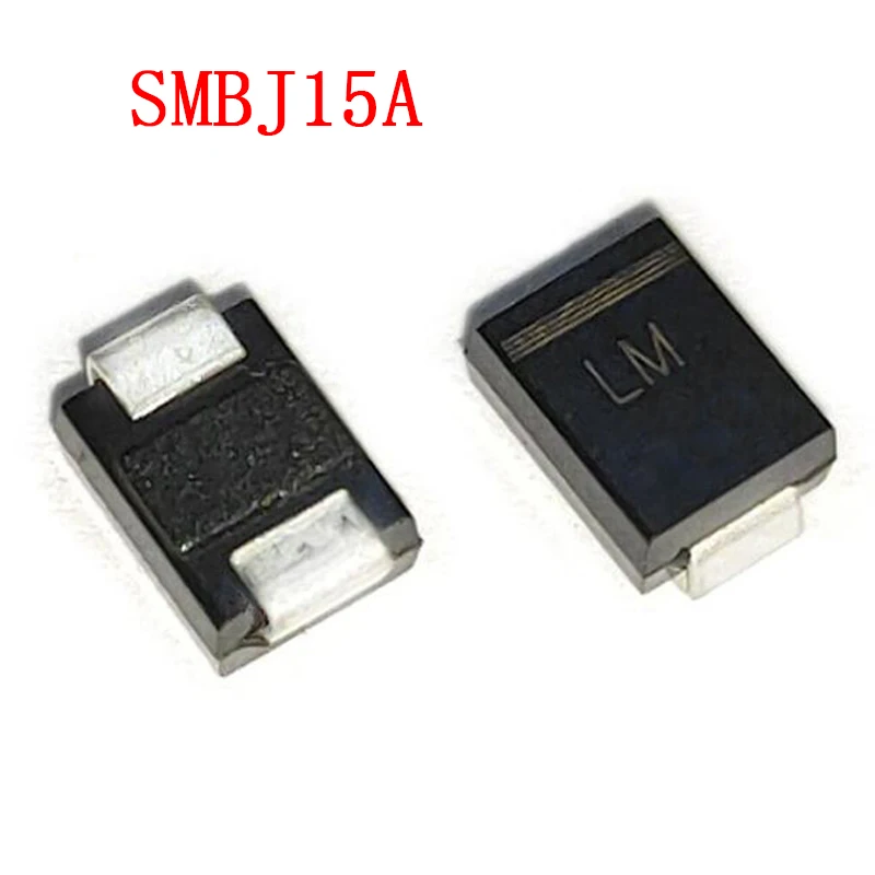 20PCS 600W SMB DO-214AA VS Diode SMBJ15A SMD T | Электронные компоненты и принадлежности