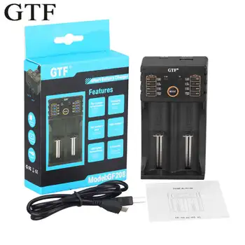 

GTF GF208 USB Intelligent Battery Charger with Power Bank Function for Ni-MH Lithium for 14500 26650 18350 18650 Battery Cells