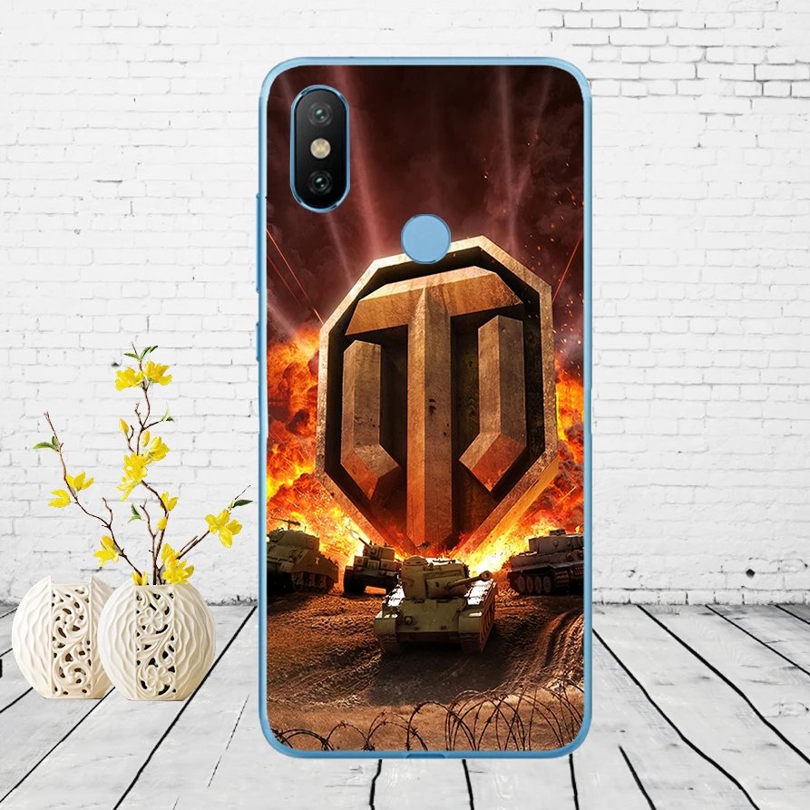 Мягкий силиконовый чехол 91DD world of tanks для Xiao mi Red mi 6 6a mi 8 a2 lite note 5 6 pro 7 Case