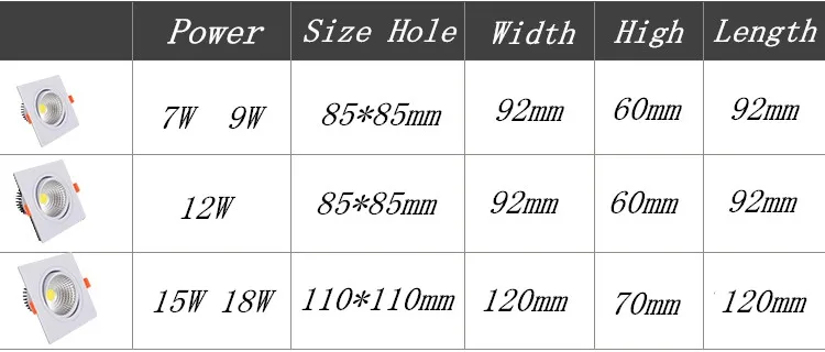 LED黑色射灯嵌入式斗胆灯双头单头方形COB天花灯5W7W嵌入式双筒灯-tmall_03