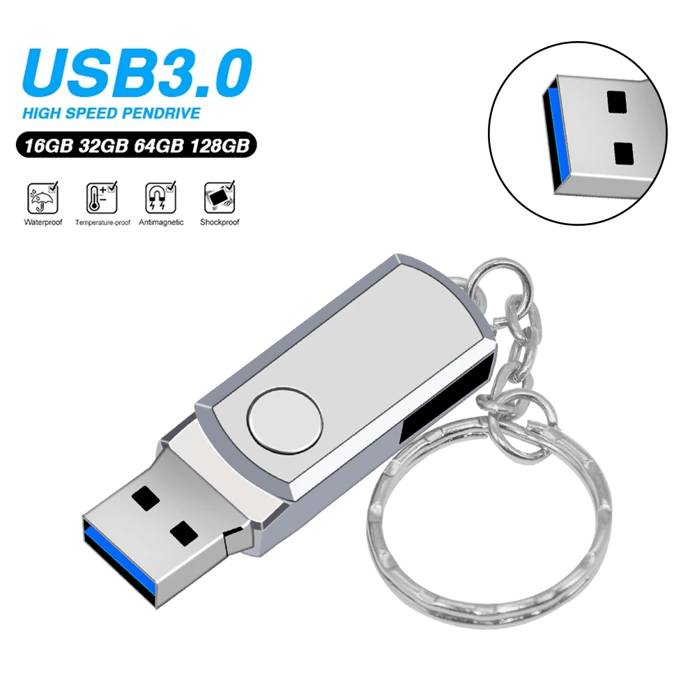 USB 3.0 Flash Drives 128gb mini usb flash metal pen key U disk custome logo  pendrive stick flash memory card 32GB/8GB/16GB/128GB|USB Flash Drives| -  AliExpress