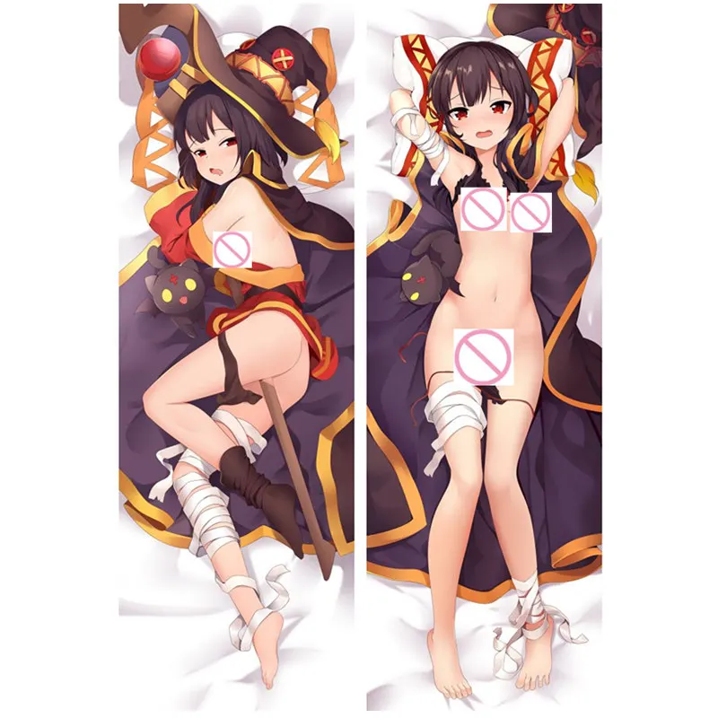 Наволочка для подушки аниме Kono Subarashii Sekai Ni Shukufuku Чехол Dakimakura 3D двухстороннее