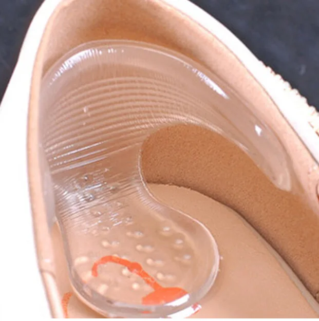 

Transparent Silica Gel Heel Jelly Heel Grips Self-Adhesive Heel High-heeled Shoe Insoles Abrasion-resistant Anti-Wear Stickers