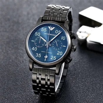 

Armani- Luxury Brand women quartz Watches men Watch Stainless Steel Strap wristwatch Top classic watch gift 239 orders