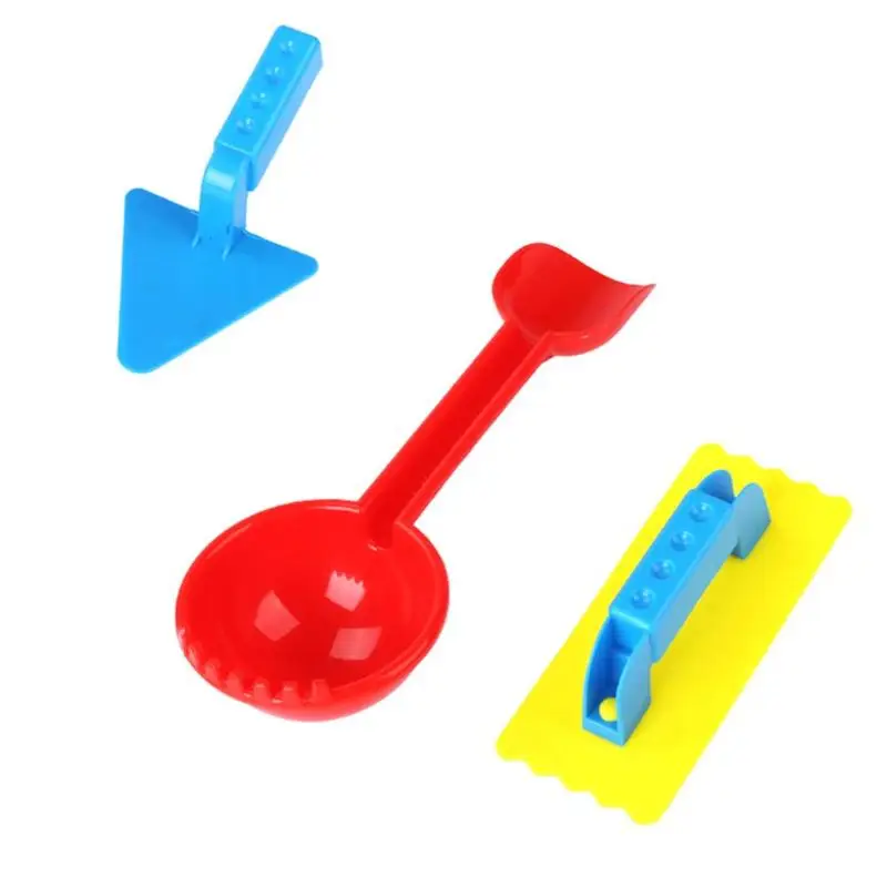 astounding 3pcs/Set Winter Kids Children Snow Shovel Toys Develop Children's Thinking Creativity Plastic Beach