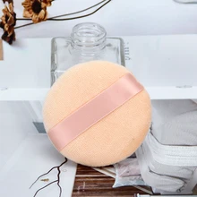 1 шт пудра слоеная лицевая основа для лица макияж губка Флокирование материал Косметическая пуховка красота губка