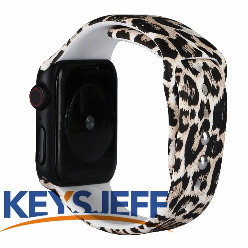 Цветочная повязка для наручных часов Apple Watch 38 мм 40 мм 42 44 мм неувядающий с печатным рисунком для девочек; мини-юбка для наручных часов iWatch, Ремешок Браслет 5/4/3 81023 - Цвет ремешка: 1