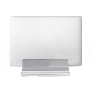 

Vertical Aluminum Alloy Laptop Stand for Mac book Air Pro Desktop Stand with Adjustable Base Size for Surface Chromebook Laptop