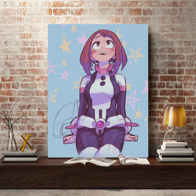 Модульный настенный художественный постер my hero academy анимированная картина
