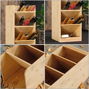 

1pc Practical Multi-Functional Multiple Lattice Stationary Rack Pencil Organizer Stationery Case Pencil Organizer