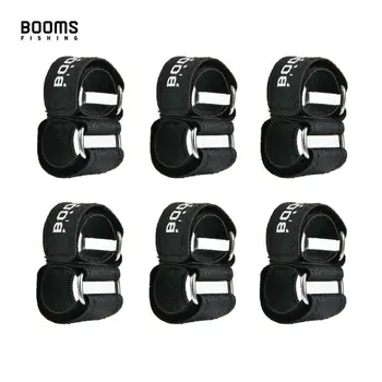

Booms Fishing RB2 10pcs Lure Rod Belt Straps or Fishing Rods Holder Ties with Safety Wrap Carp Tool Tackle Boxes Accessories