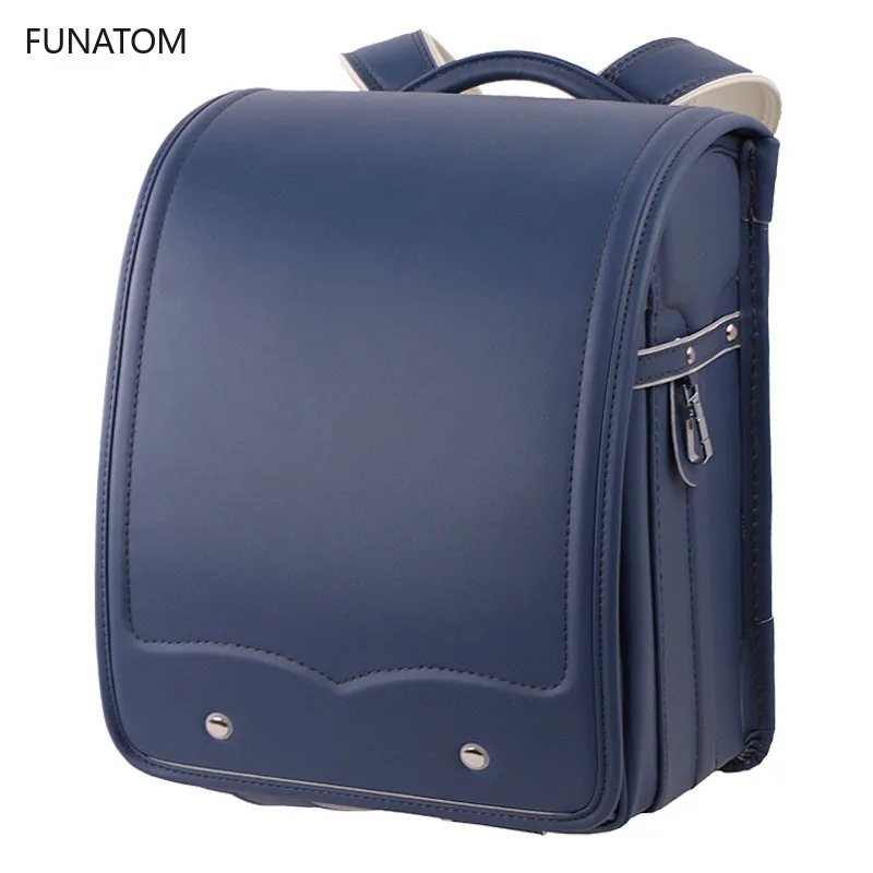 

Japanese Randoseru Children School Backpack for Kids Bags PU Solid Eagle A4 Mochila Infantil Baby Orthopedic Backpacks