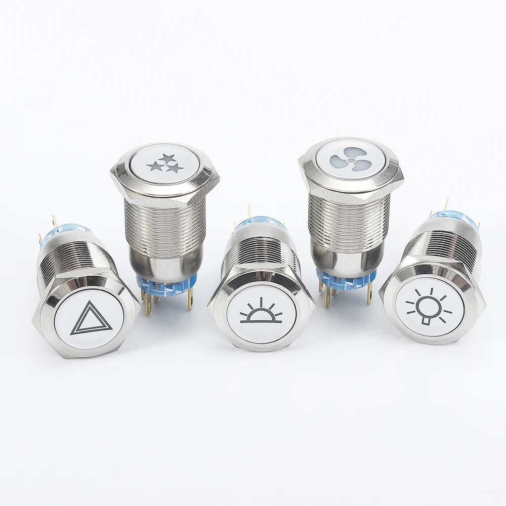 19 мм Регулируемая кнопка фиксации/Мгновенный Серебряный умственный кнопочный