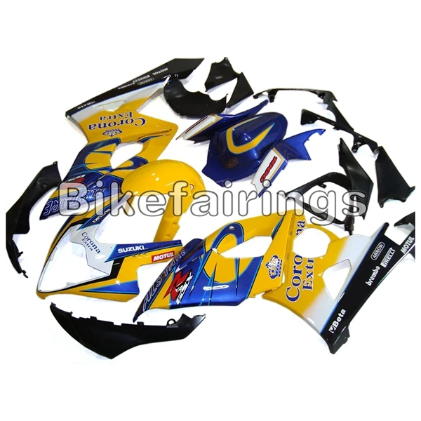 ABS Пластик впрыска полный комплект обтекателя Для Suzuki GSXR1000 K5 2005 2006 GSX-R1000 05 06 Электронный атомайзер цвет желтый, синий; размеры 34–43 черный