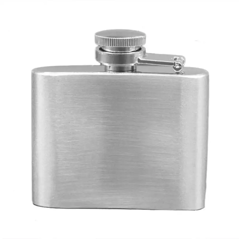 2OZ Портативная карманная фляжка из нержавеющей стали, 7 унций, винная кружка, бутылка для виски с коробкой, мини-посуда для напитков, бутылка для алкоголя для мужчин, подарки - Цвет: 2OZ