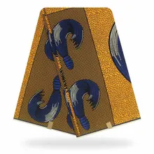 Ankara African Wax Print Fabric Real Veritable Wax Cotton 6 Yards Diy Sewing nigerian fabric for african dress 100650