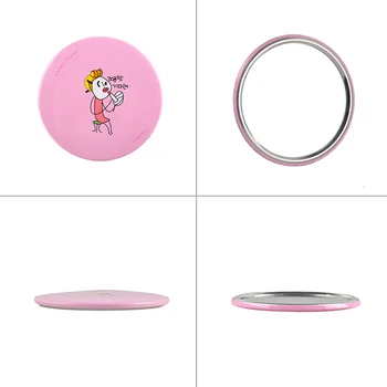 

Pocket Mirror Hand Makeup Compact Mirrors Portable Professional Mini Cosmetics Mini Beauty Make Up Tools Small Cute Cartoon