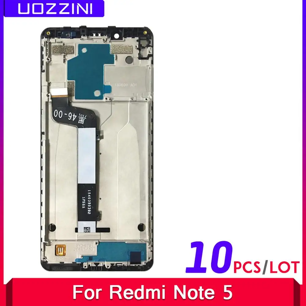 ЖК-дисплей для Xiaomi Redmi Note 5 10 шт. с рамкой сенсорный экран в сборе Pro сменный |