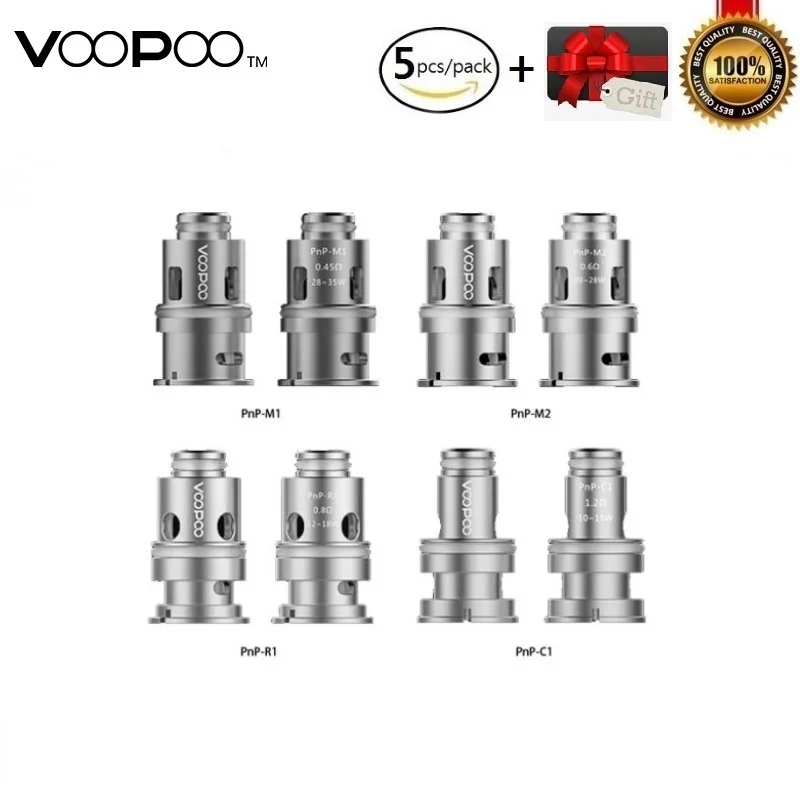 Электронная сигарета VOOPOO PnP с 5 электронными испарителями Ом и | Электроника