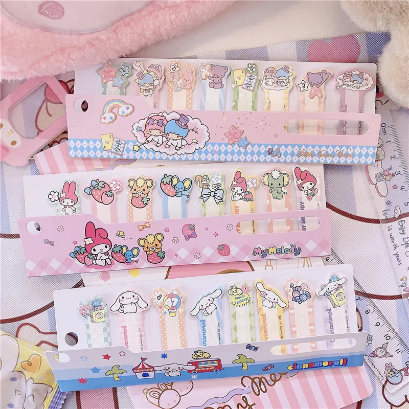 Cute Melody Cinnamoroll Notes Memo Pad Diary Stationary Scrapbook Index bookmarks Decorative Kawaii N Times Sticky | Игрушки и хобби