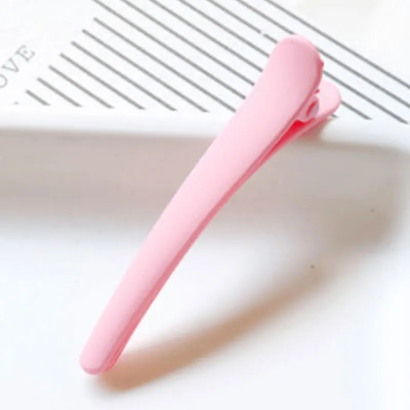 Light Pink Женская милая заколка для волос полимерные заколки матовые однотонные модные заколки для волос женские аксессуары для парикмахерских инструментов - Цвет: Light Pink