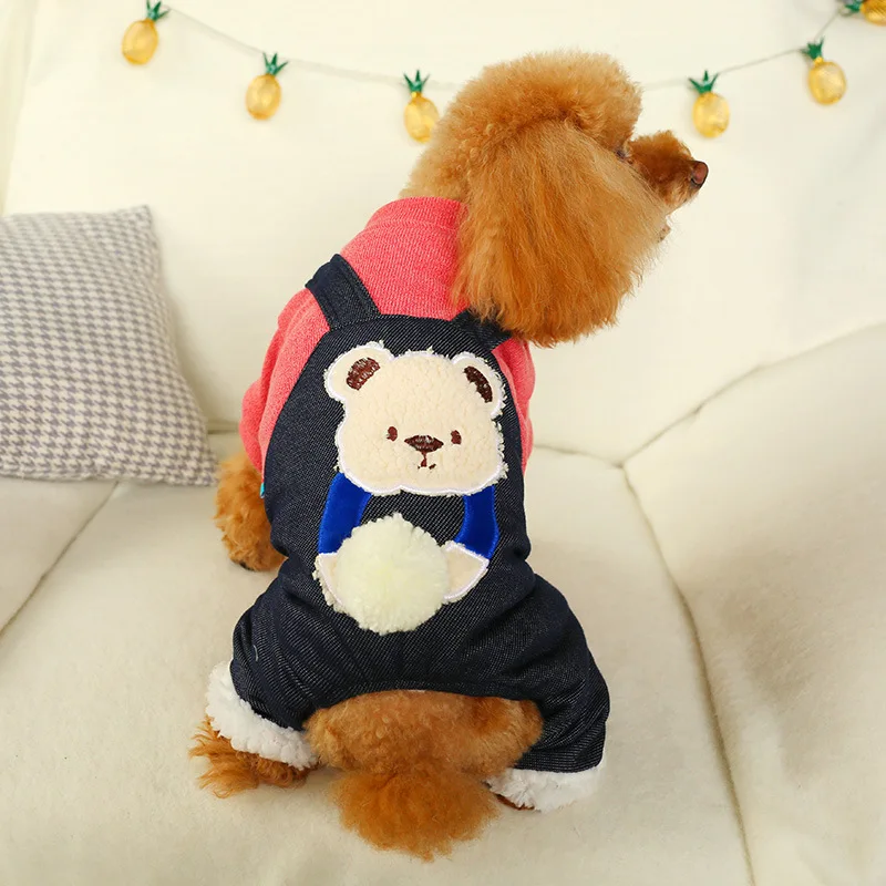 Новая зимняя одежда для собак Комбинезоны для собак Ropa Perro французская одежда для бульдога для собак Одежда для домашних животных мопс
