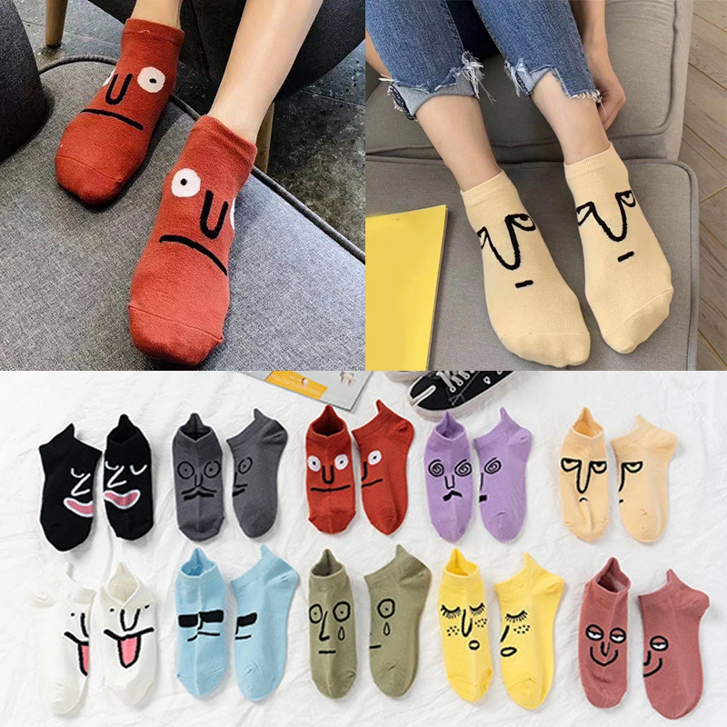 

Korea Funky Harajuku Trend Women Colorful Funny Socks girl kawaii socks Unisex Surprise Mid Women Socks