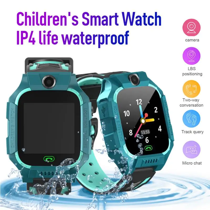 Новые Детские Смарт-часы IPX7 водонепроницаемые Смарт-часы с сенсорным экраном SOS телефонный звонок LBS трекер местоположения анти-потеря Childs GSM