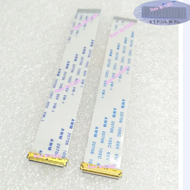 Высота каблука 10 см 0 5 Шаг Тип A B 30Pin FFC I PEX кабеля короткие 30P Гибкий плоский кабель