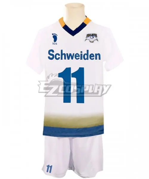 

Schweiden Adlers Wakatoshi Ushijima Adult Sports Suit Uniform Suit Sportswear Jersey Suit Cosplay Costume E001