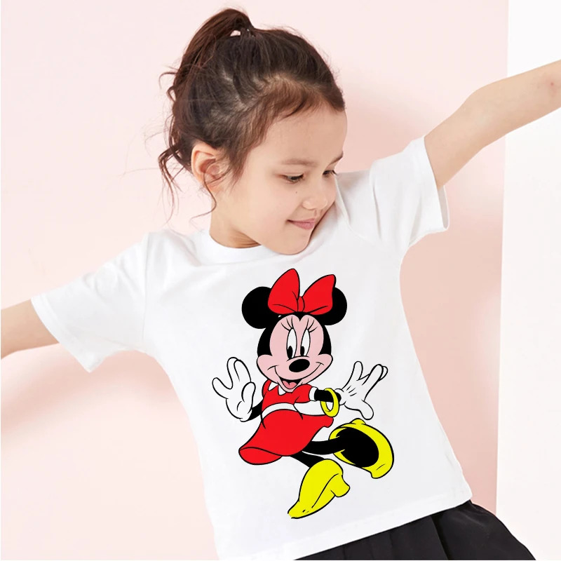 

Disney Print Mickey Donald Duck Summer T-shirt Baby Clothes Cute Cartoon Fashion Children Clothes Boys Girls Can Wear Casual Top