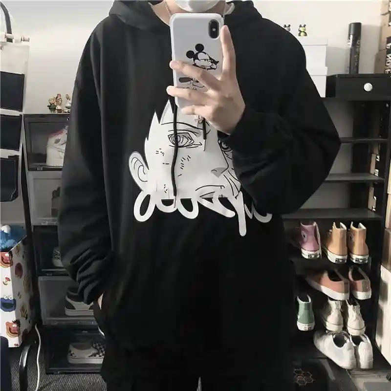 NiceMix Harajuku уличная Женская толстовка в стиле хип-хоп летние топы в Корейском стиле Ulzzang Harajuku винтажный свитер с принтом аниме cartoo