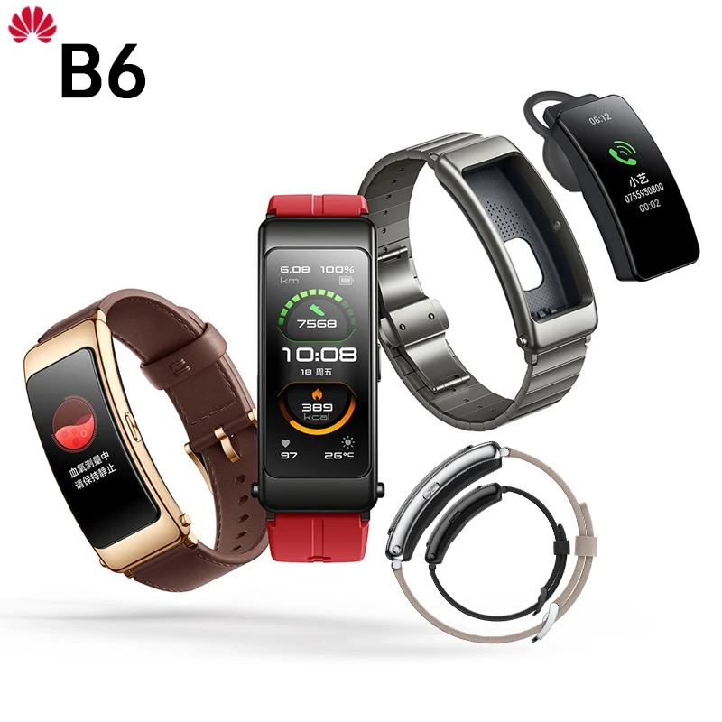 Originele Huawei Talkband B6 Smart Polsband | Flexibele Kleur Screen  Gezondheid Armband Pols Kirin A1 Bluetooth 5.2 Headset | Volledige|Smart  Wristbands| - AliExpress
