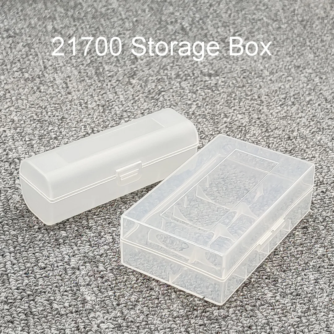 Aufbewahrungsbox für 21700 Akkus - Wasserdichtes Kunststoffetui 1/2 Fächer